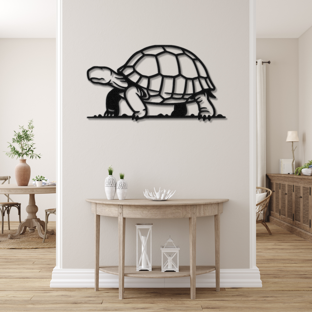 Tortoise Metal Wall Art