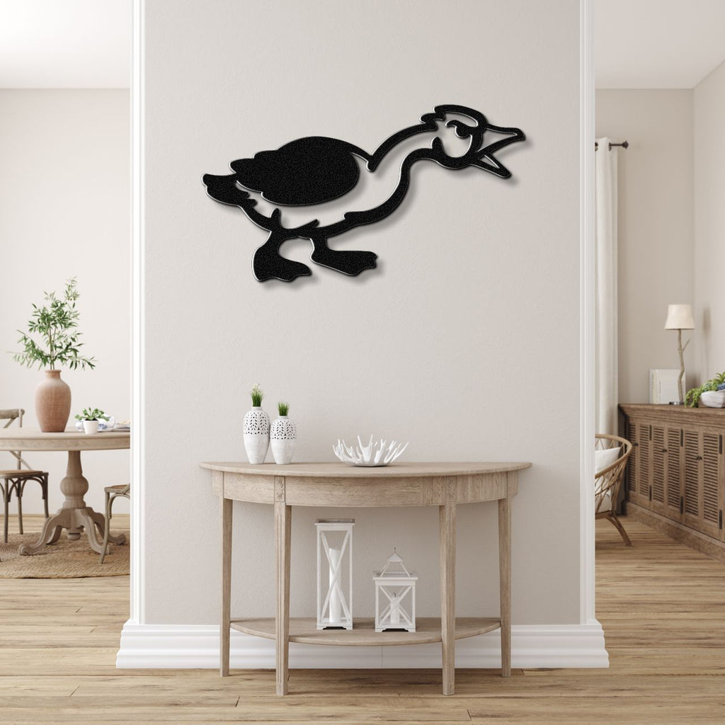 Angry Goose Metal Wall Art