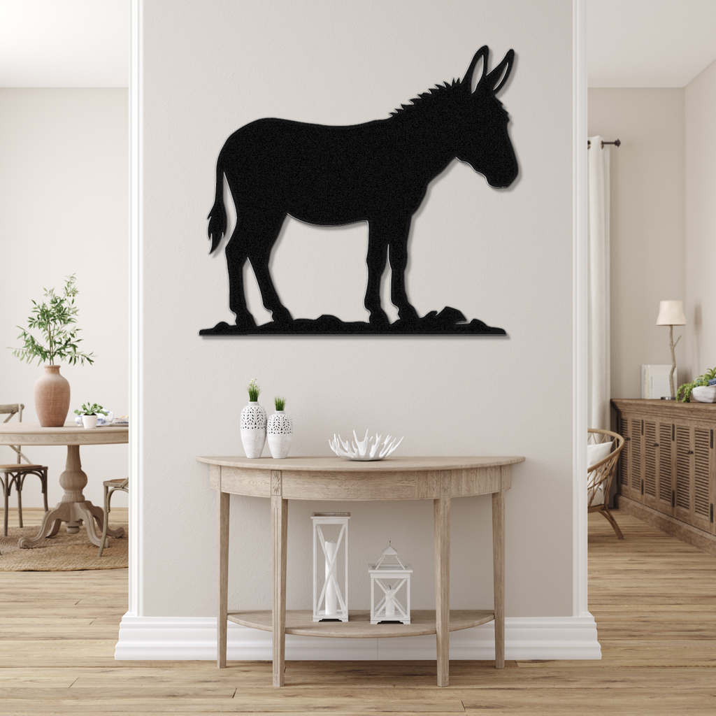 Burro Metal Wall Art
