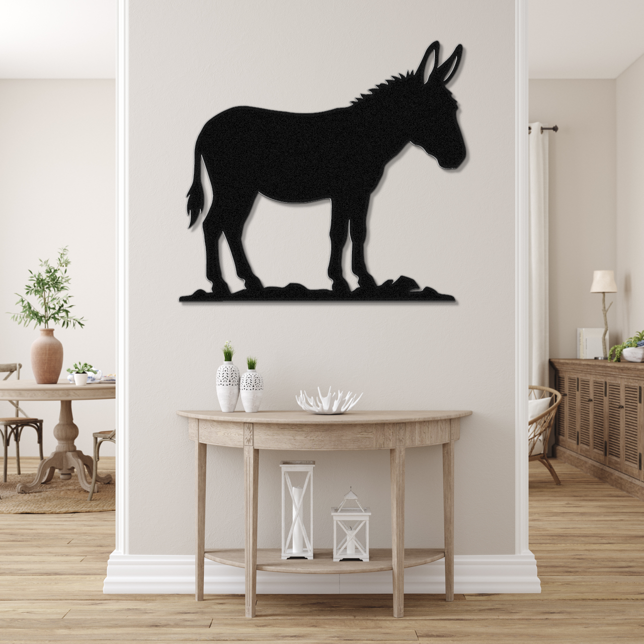 Burro Metal Wall Art