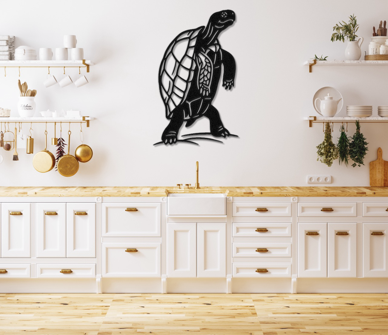 Tortoise Metal Wall Art