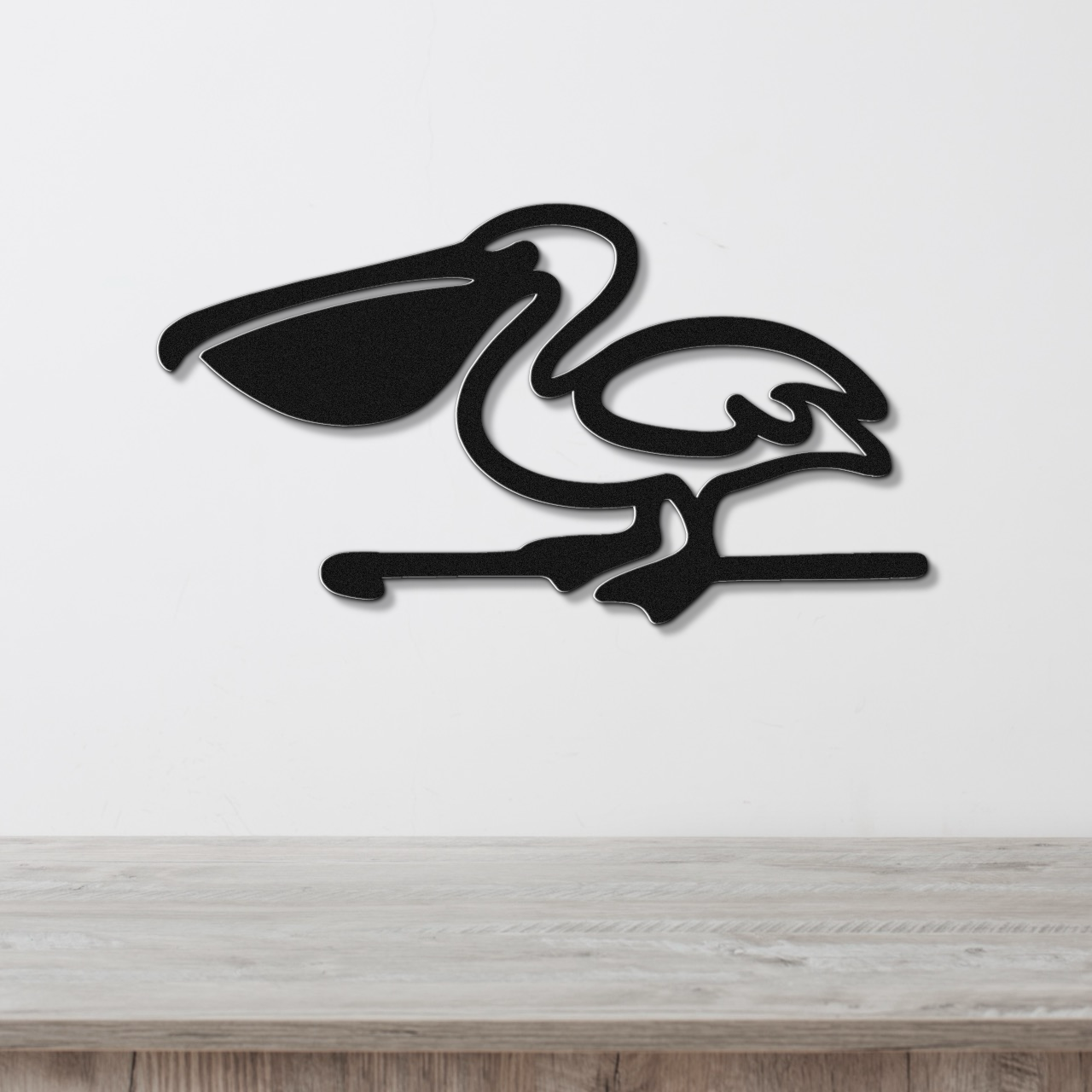 Pelican Metal Wall Art