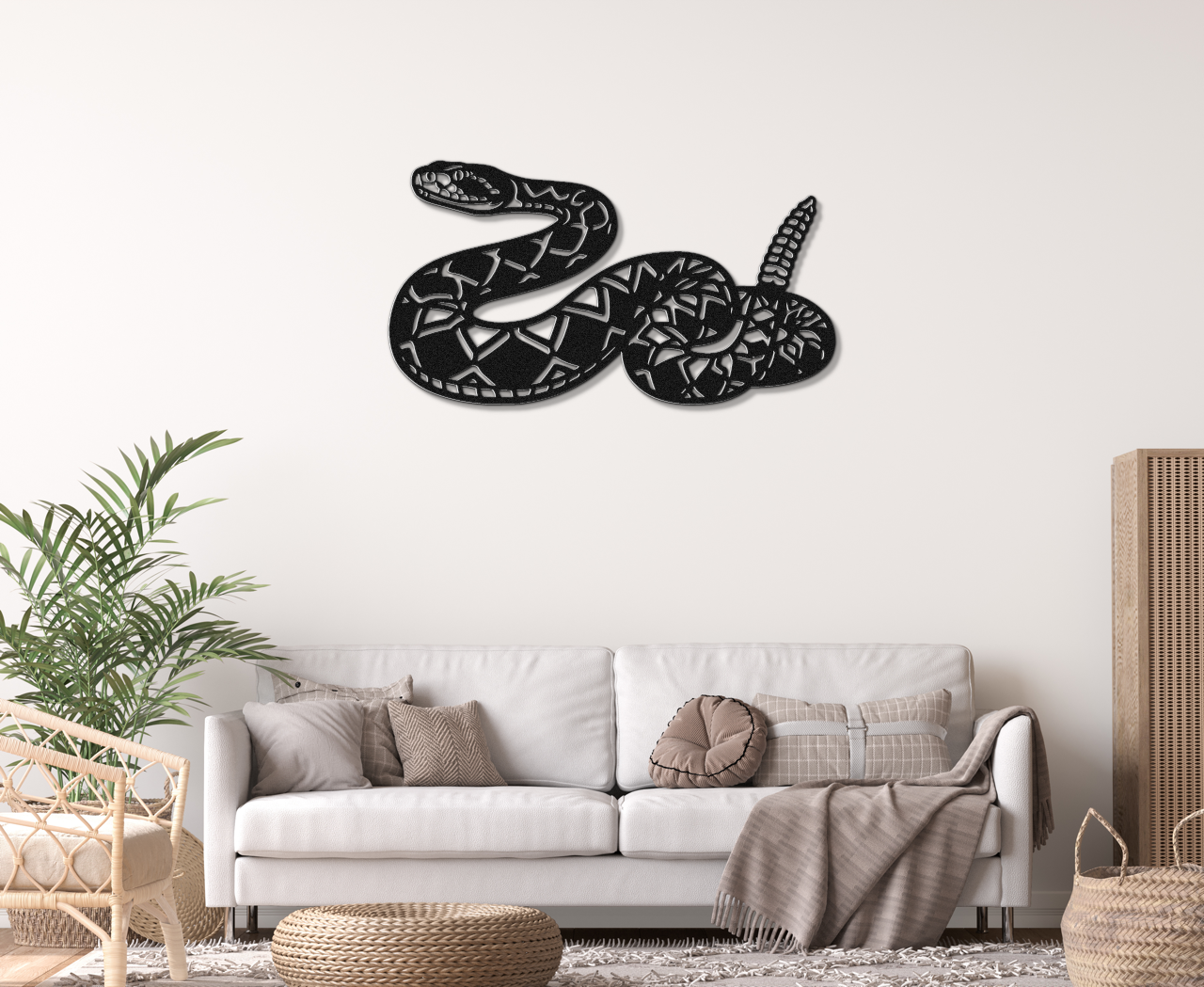 Snake Metal Wall Art