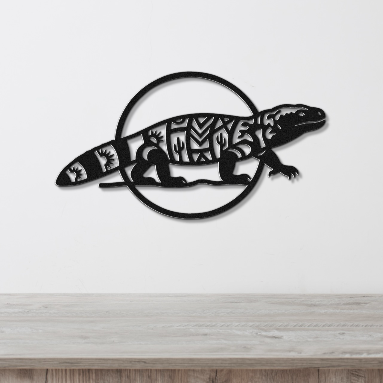 Gila Monster Metal Wall Art