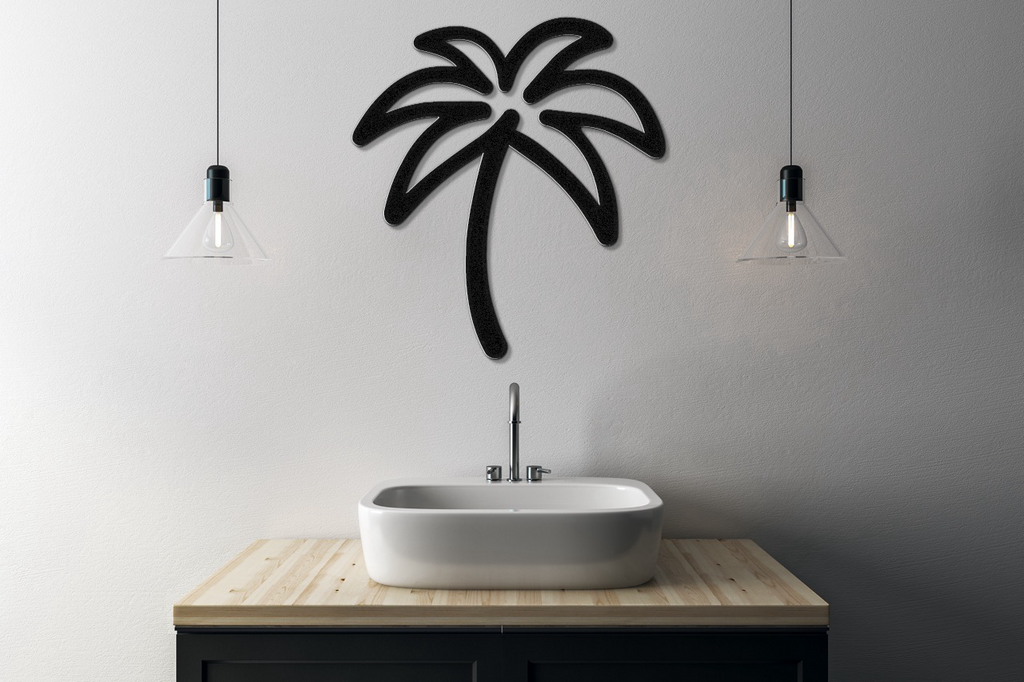 Palm Tree Metal Wall Art