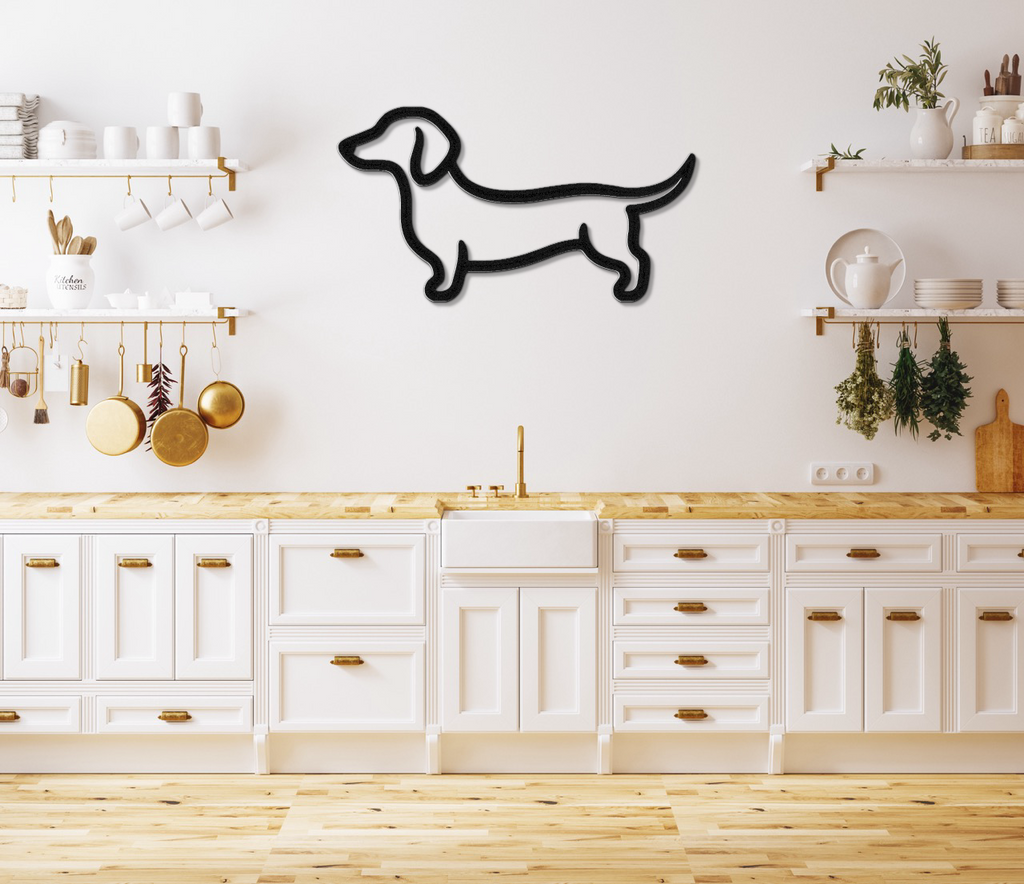 Dachshund Metal Wall Art