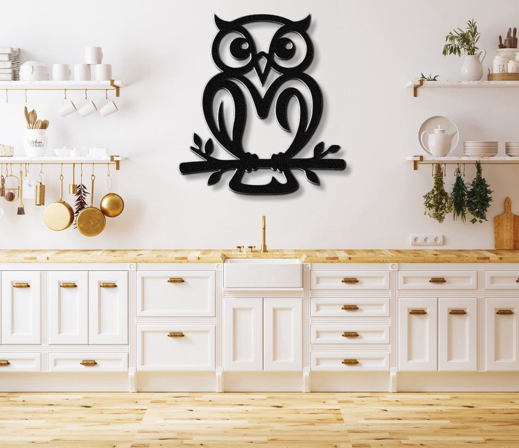 Owl Metal Wall Art