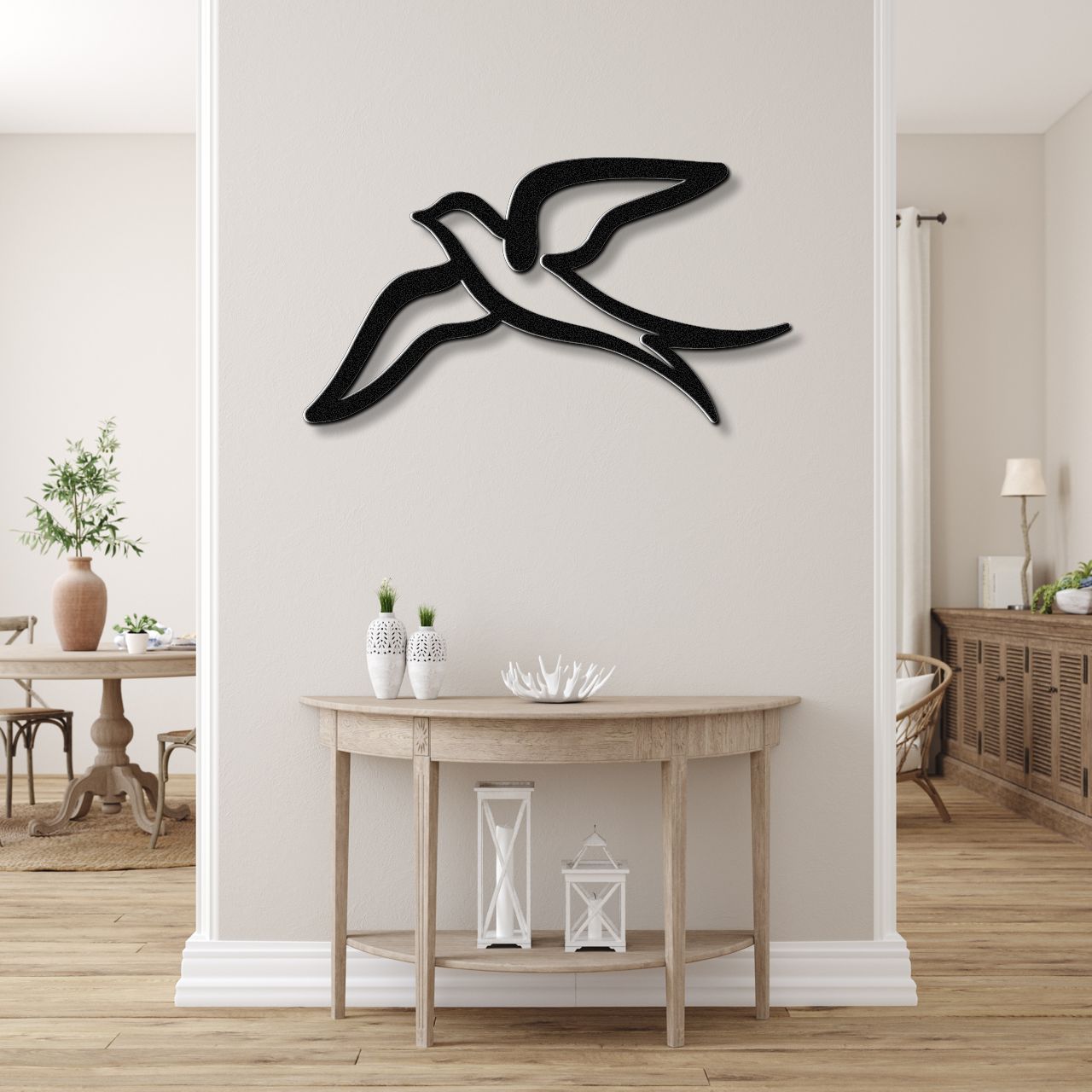 Swallow Bird Metal Wall Art