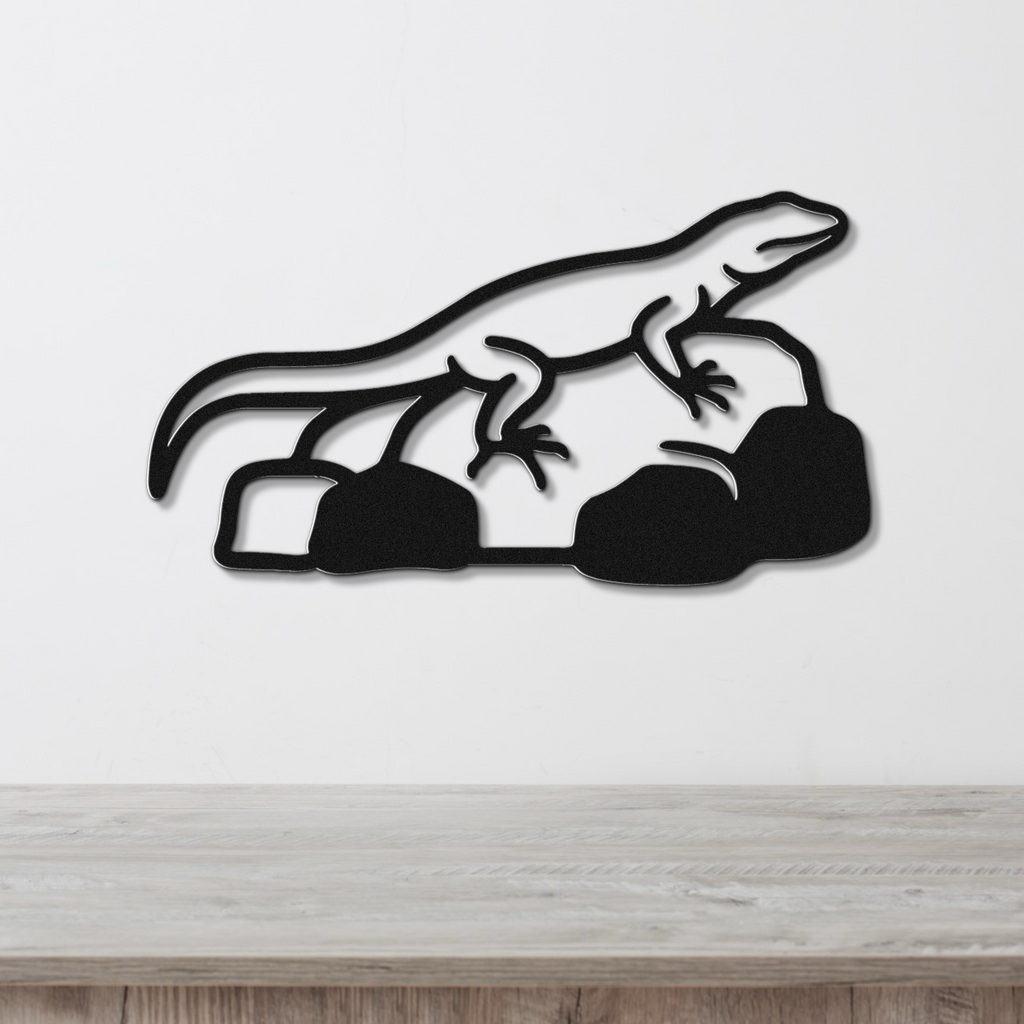 Lizard Metal Wall Art