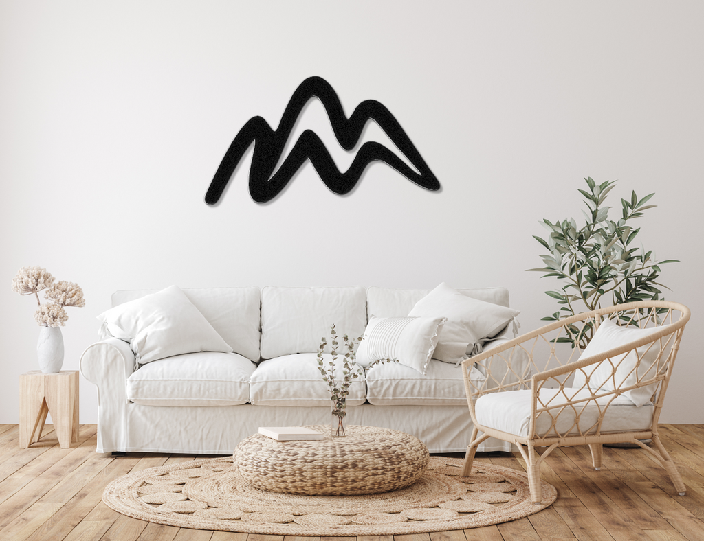 Mountains Metal Wall Art