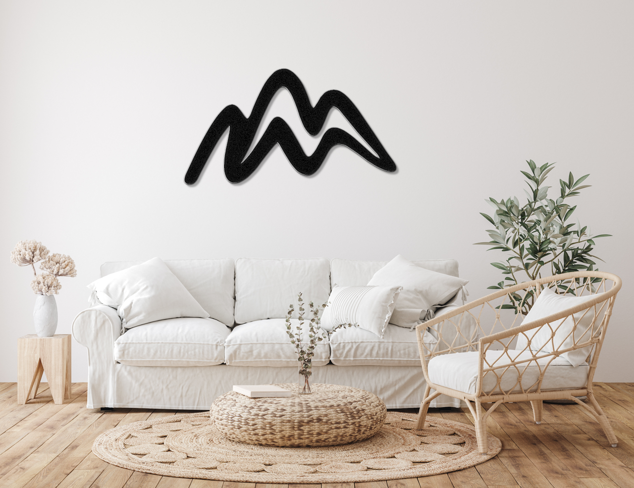 Mountains Metal Wall Art
