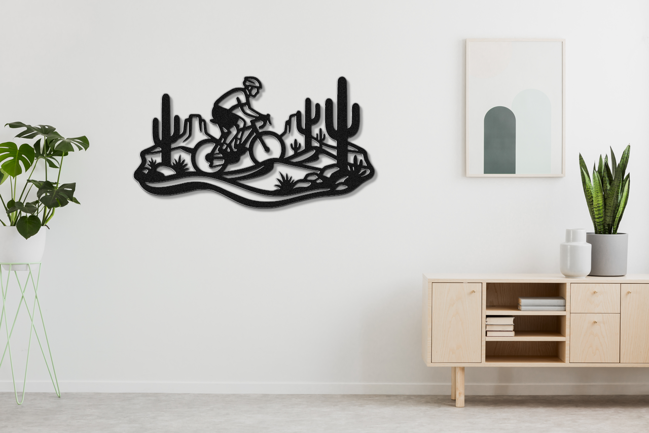 Arizona Cycling Metal Wall Art