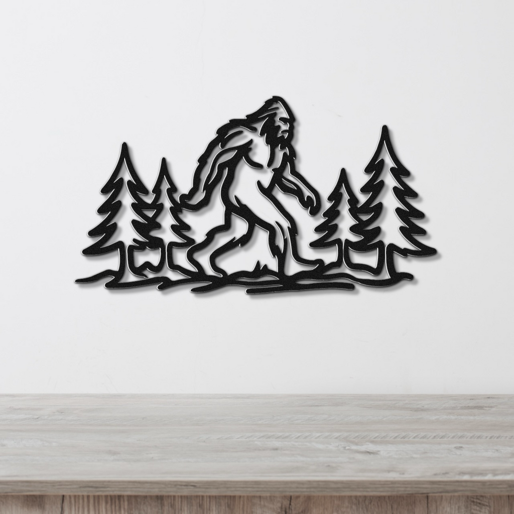 Bigfoot Metal Wall Art