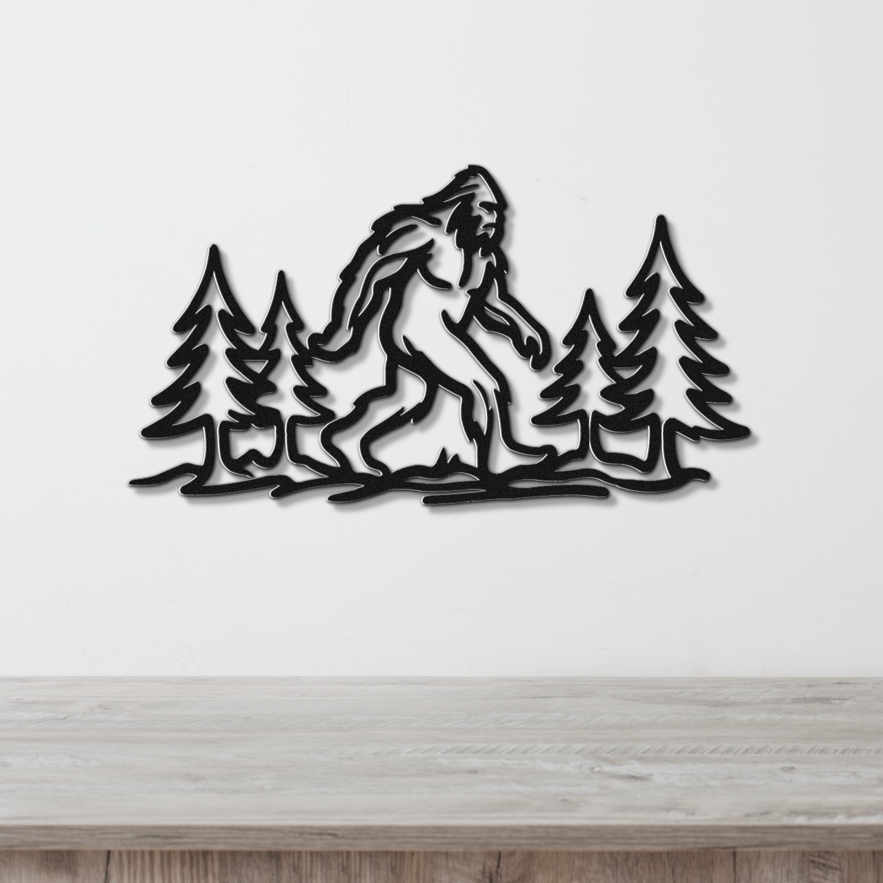 Bigfoot Metal Wall Art