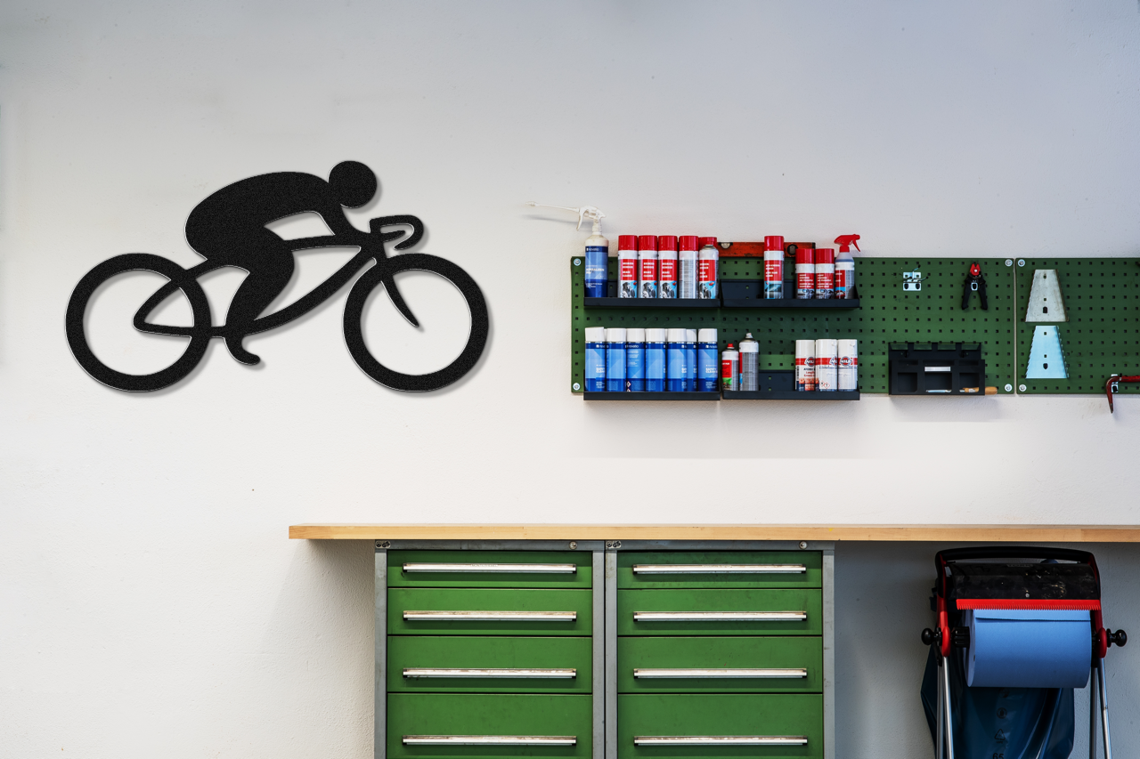 Cycling Metal Wall Art