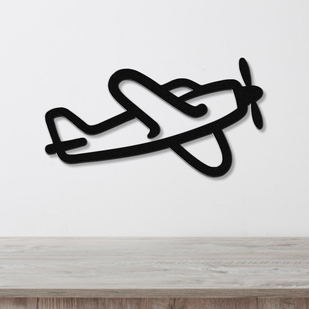 Airplane Metal Wall Art