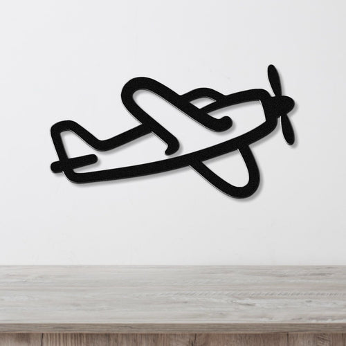 Airplane Metal Wall Art